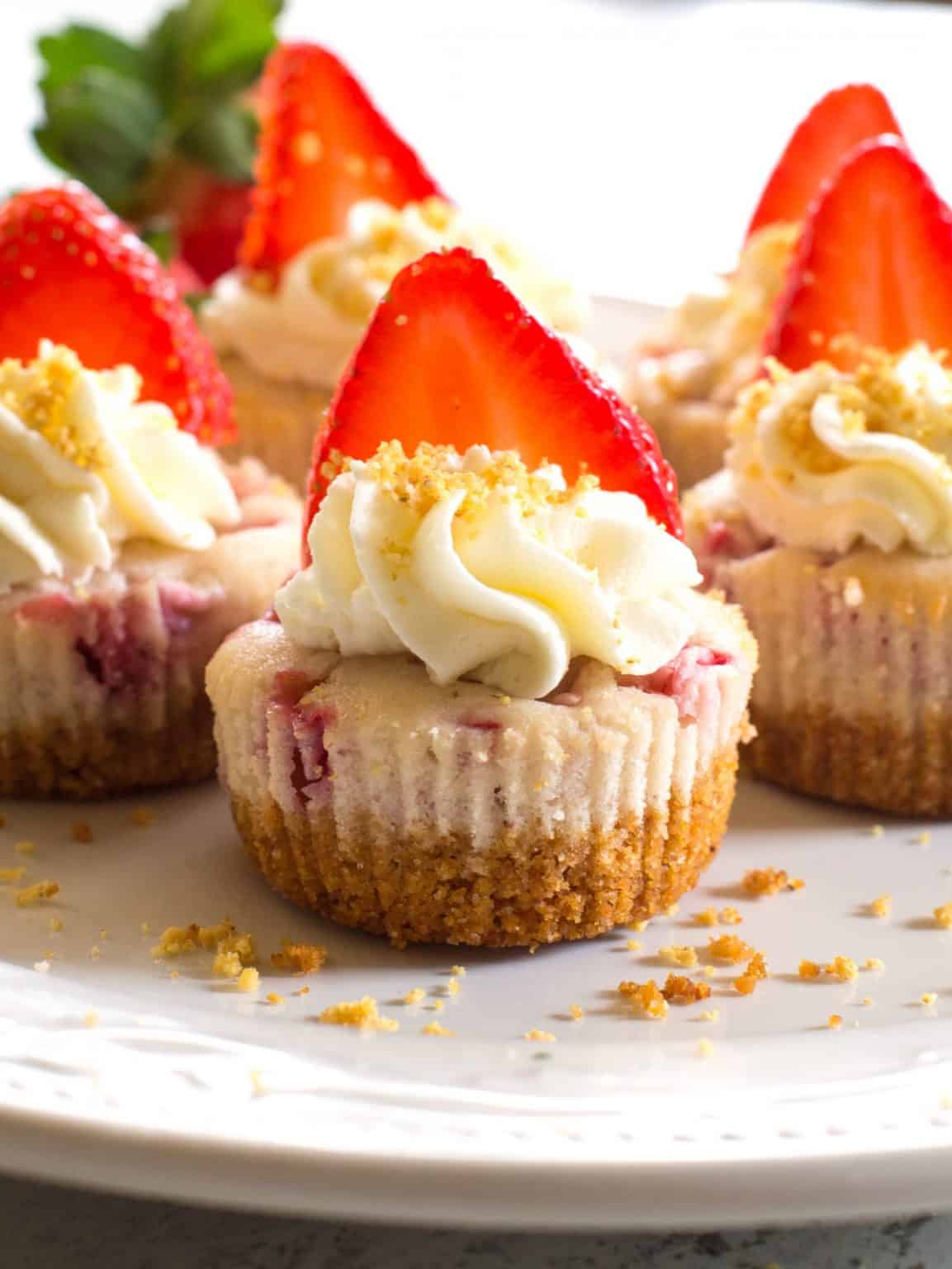 Strawberry Cheesecake Cupcakes The Girl Who Ate Everything