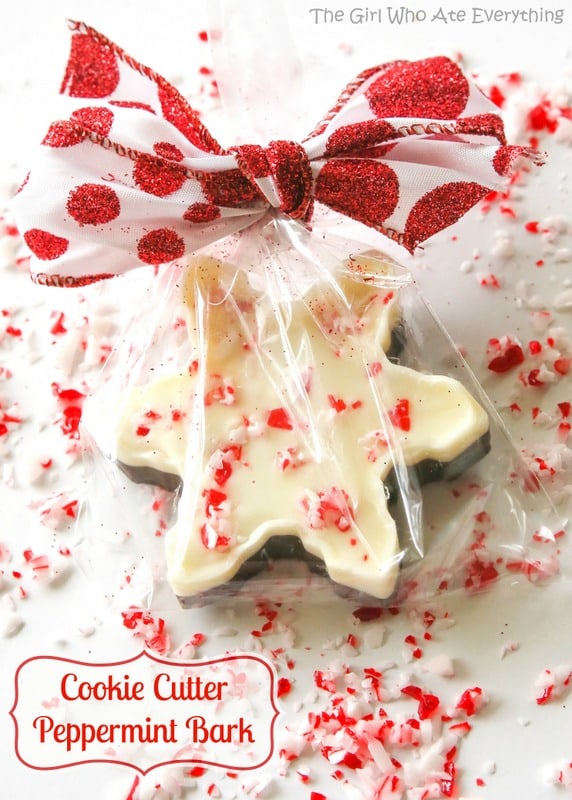 Cookie Cutter Peppermint Bark - The Girl Who Ate Everything