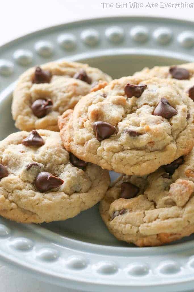 My Big, Fat, Chewy Chocolate Chip Cookies - The Girl Who Ate Everything