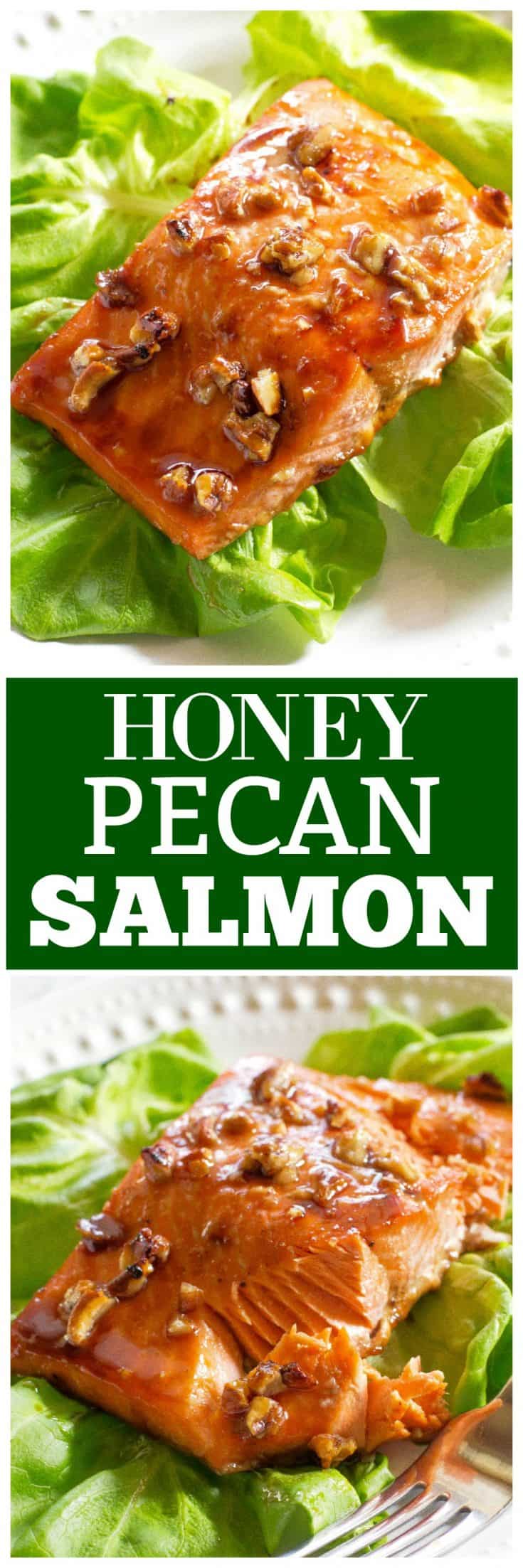 Honey and Pecan-Glazed Salmon | The Girl Who Ate Everything