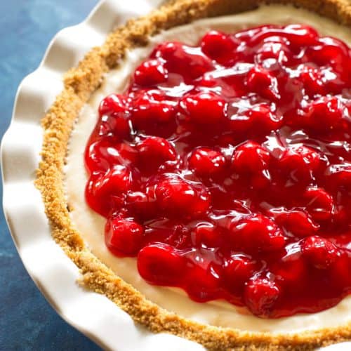 Cherry Cheese Pie Recipe - The Girl Who Ate Everything