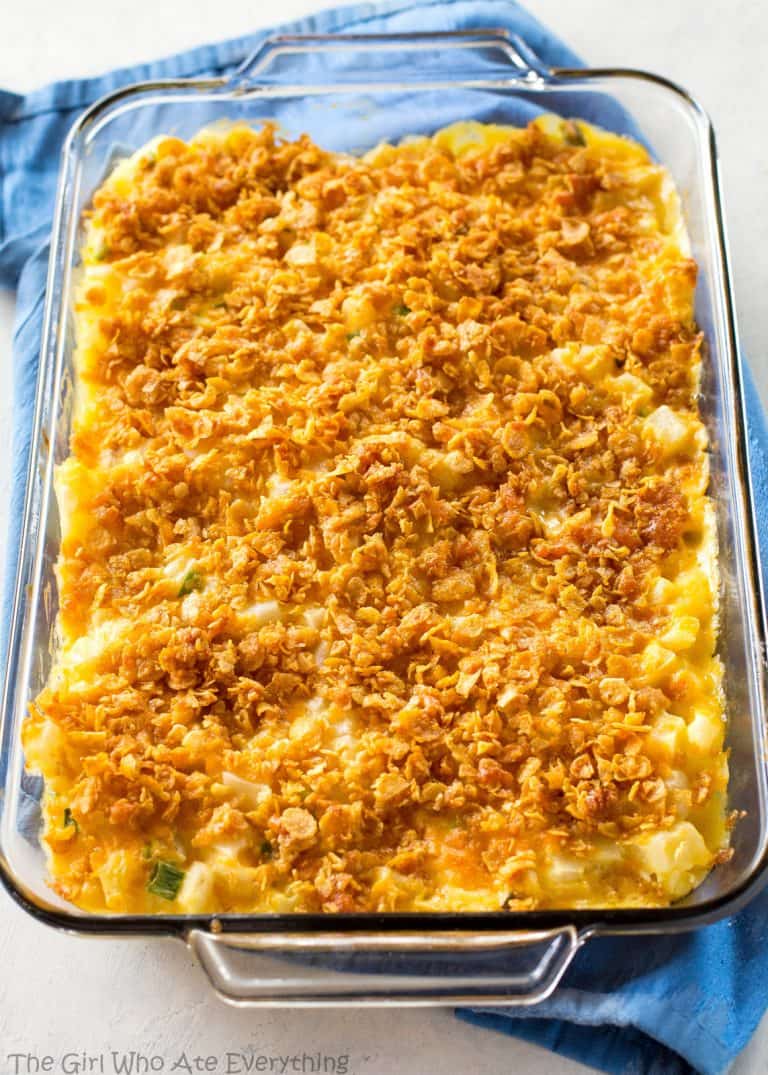 The Best Funeral Potatoes Recipe + VIDEO - The Girl Who Ate Everything