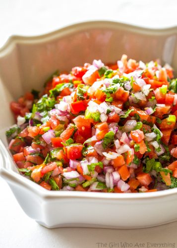 Pico De Gallo Recipe (Video) - The Girl Who Ate Everything