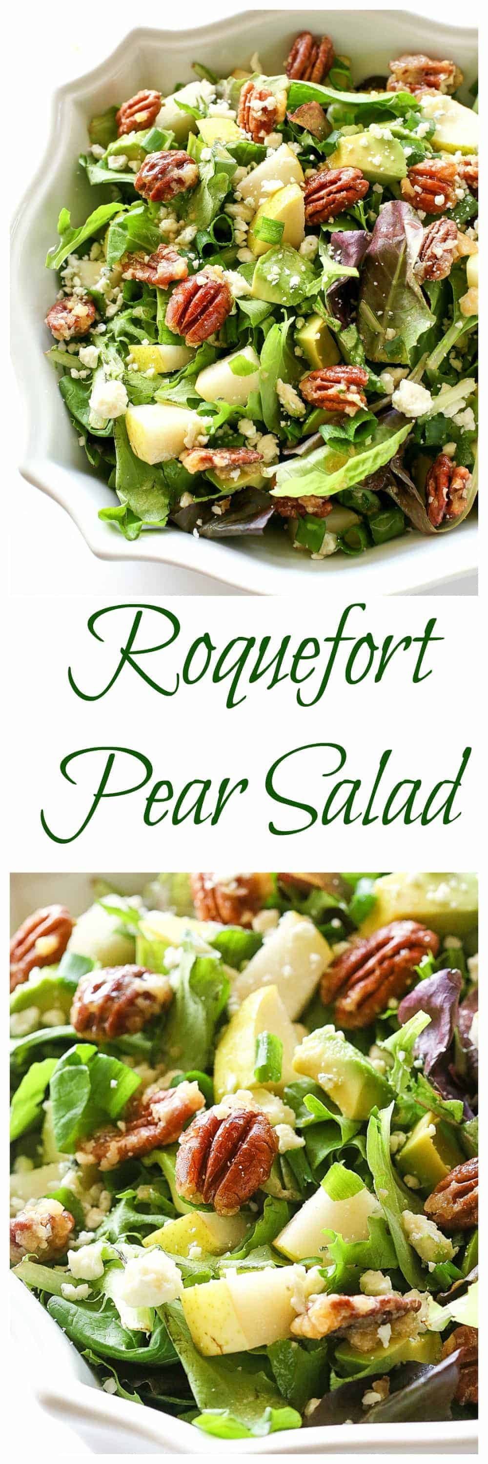 Roquefort Pear Salad - The Girl Who Ate Everything
