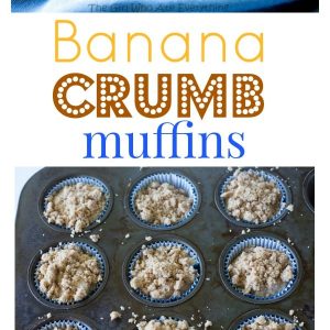 banana crumb muffins