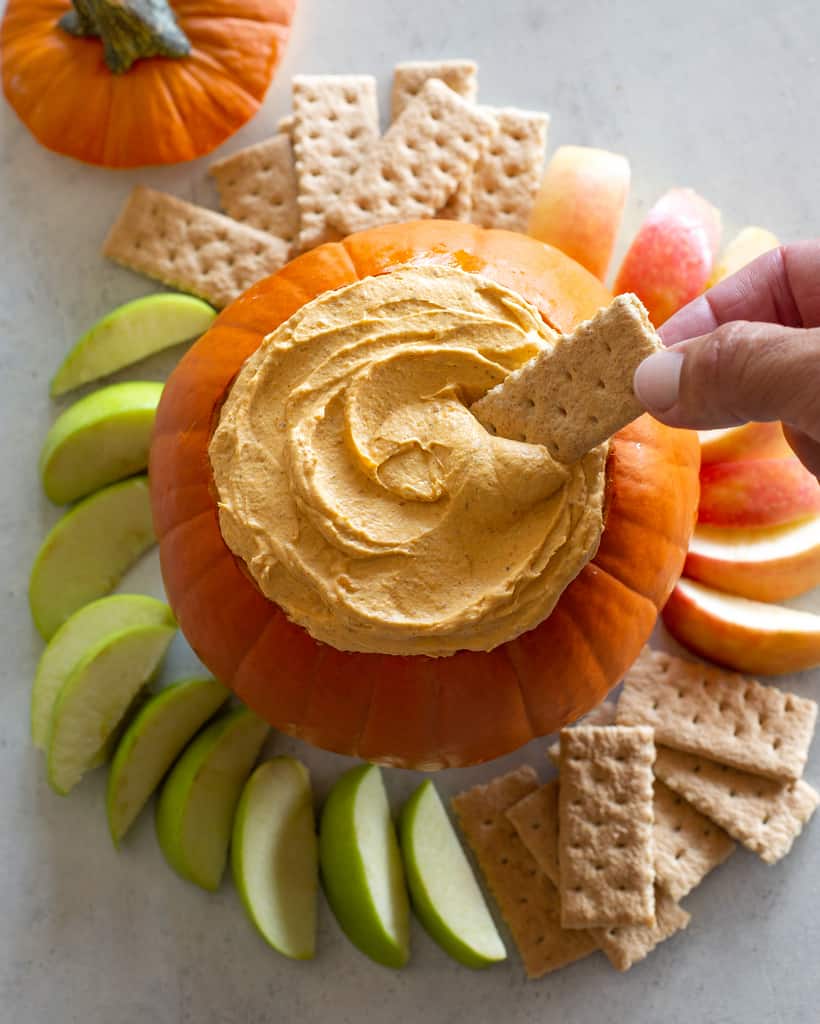 Pumpkin Fluff Dip Recipe - The Girl Who Ate Everything