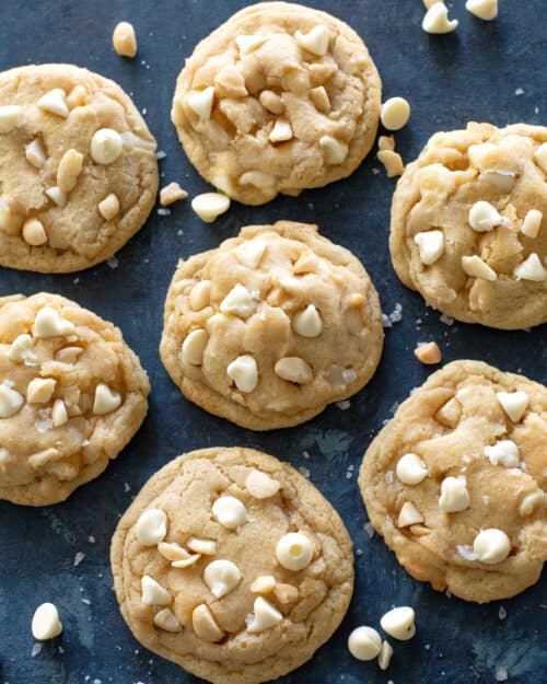 White Chocolate Macadamia Nut Cookies - The Girl Who Ate Everything