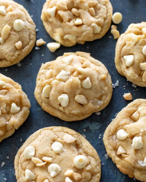 White Chocolate Macadamia Nut Cookies - The Girl Who Ate Everything