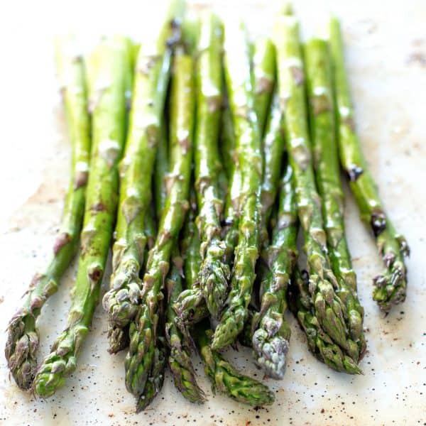 Roasted Asparagus With Balsamic Butter - The Girl Who Ate Everything