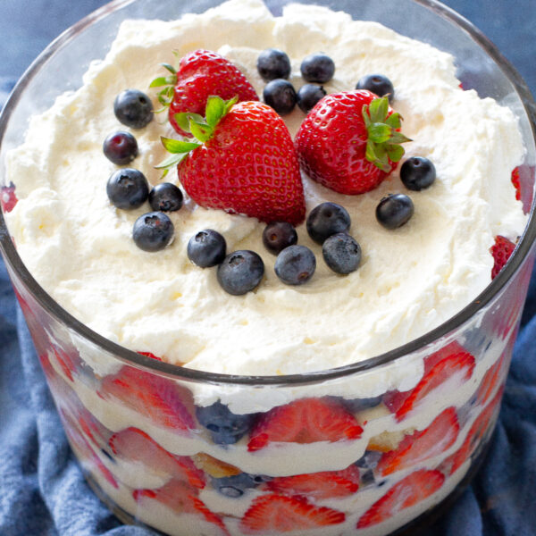 Patriotic Trifle Recipe - The Girl Who Ate Everything