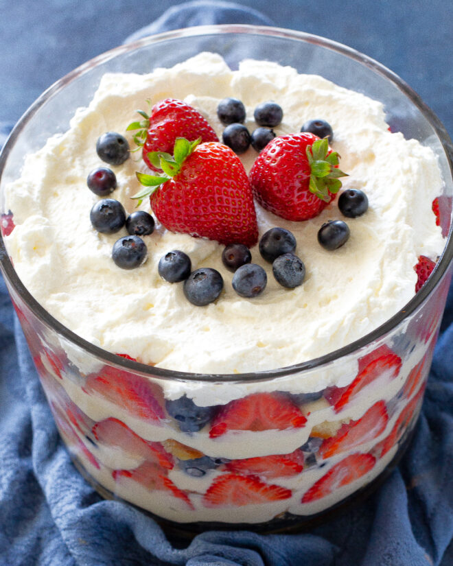 Patriotic Trifle Recipe - The Girl Who Ate Everything