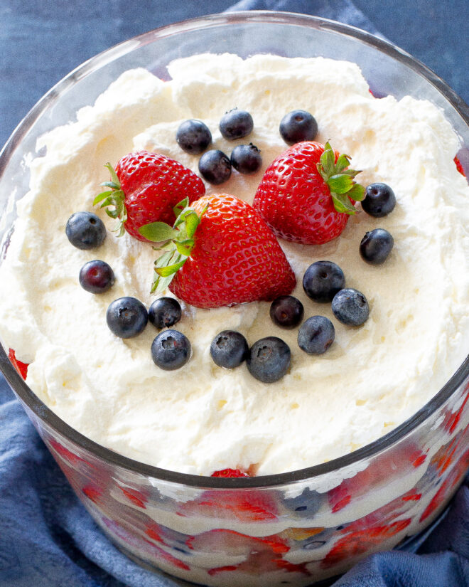 Patriotic Trifle Recipe - The Girl Who Ate Everything