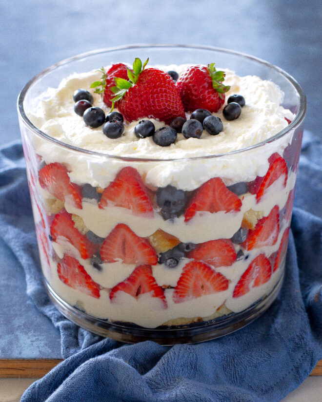 Patriotic Trifle Recipe - The Girl Who Ate Everything