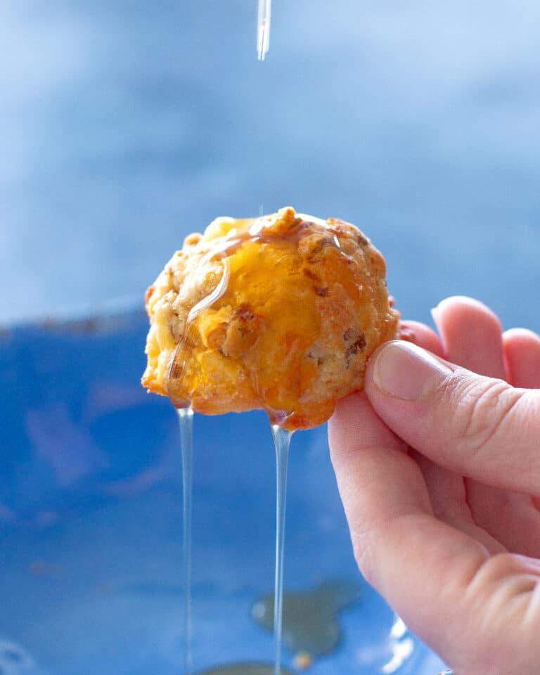 Easy Sausage Cheese Balls - The Girl Who Ate Everything