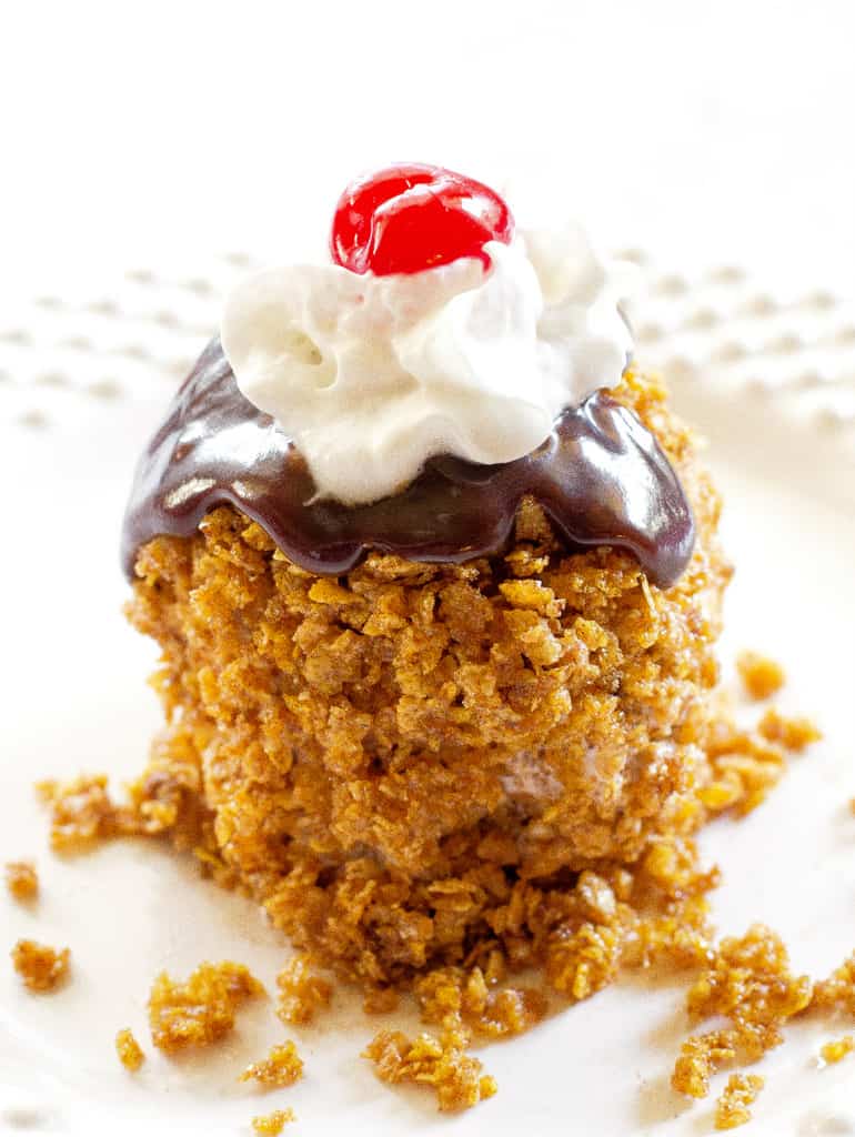 No-Fry Fried Ice Cream - The Girl Who Ate Everything