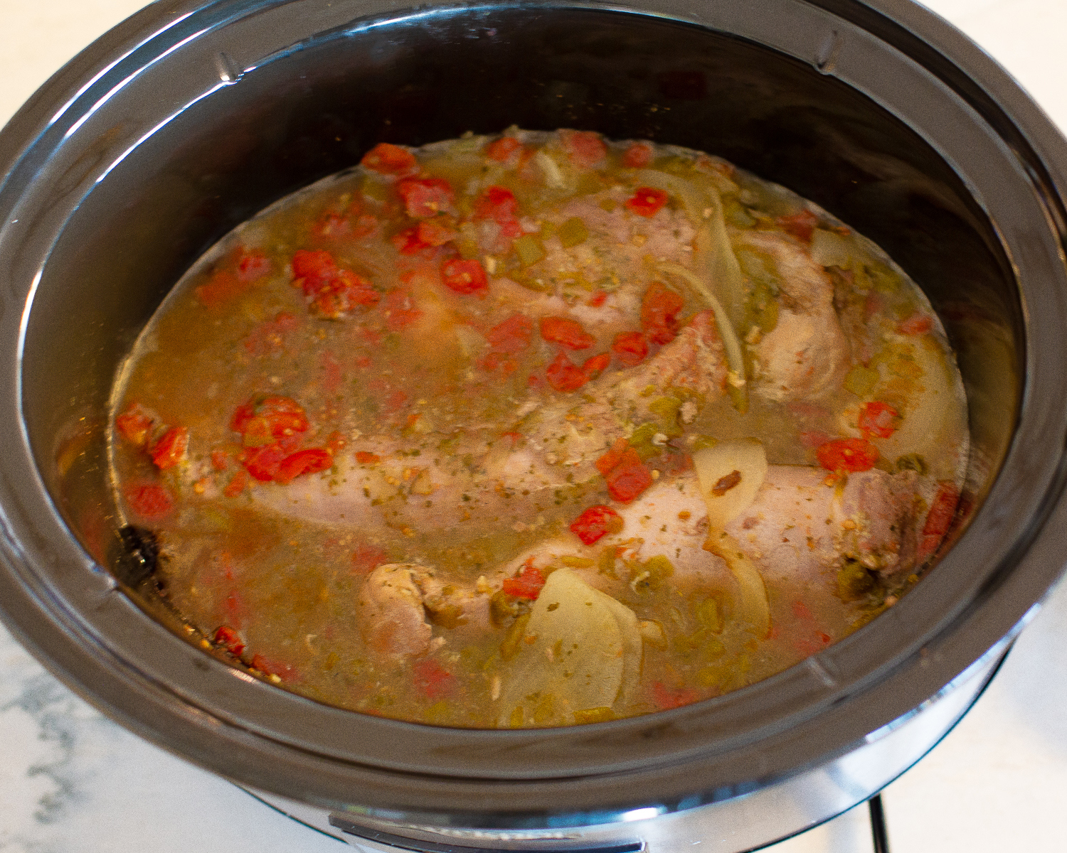 pork in a crock pot