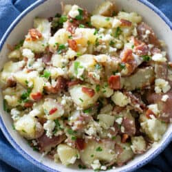 Blue Cheese and Potato Salad - The Girl Who Ate Everything