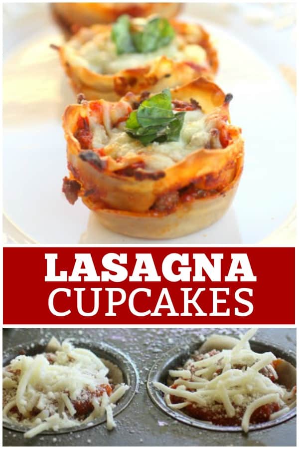 Lasagna Cupcakes Recipe - The Girl Who Ate Everything