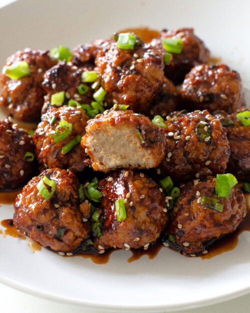 Asian Turkey Meatballs - The Girl Who Ate Everything