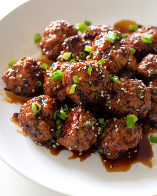 Asian Turkey Meatballs - The Girl Who Ate Everything