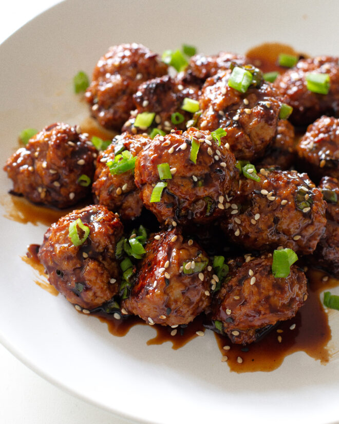 Easy Asian Meatballs - The Girl Who Ate Everything