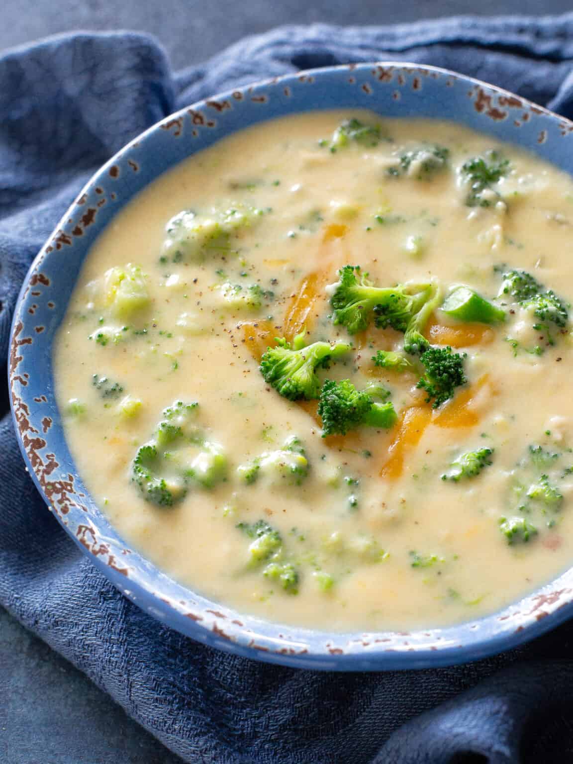 Broccoli Cheddar Soup | The Girl Who Ate Everything