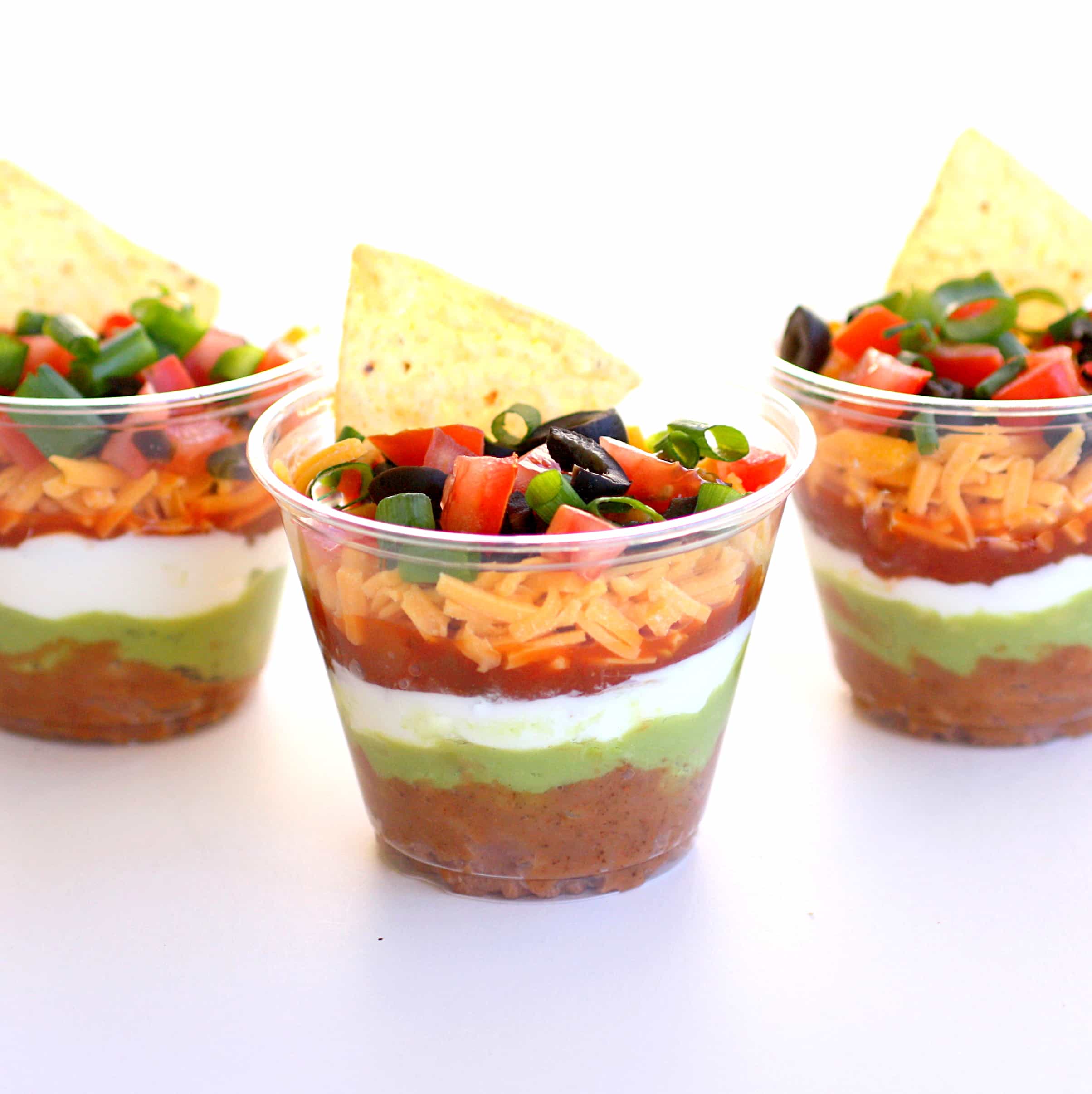 Individual Seven-Layer Dips (+VIDEO) - The Girl Who Ate Everything