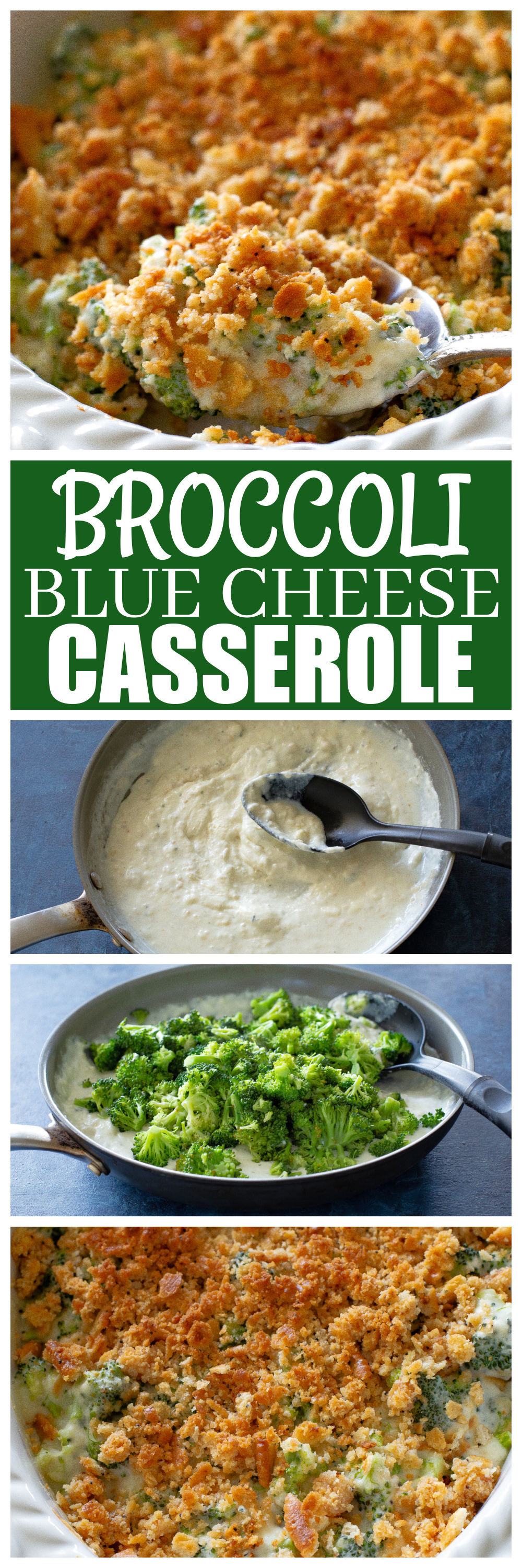 Broccoli Blue Cheese Bake