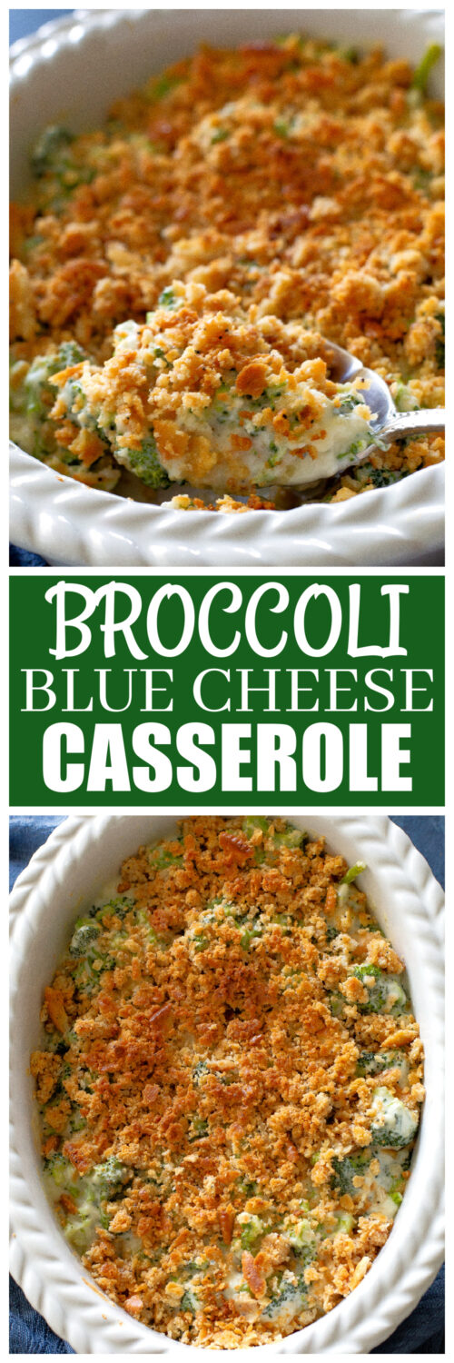 Broccoli Blue Cheese Bake - The Girl Who Ate Everything