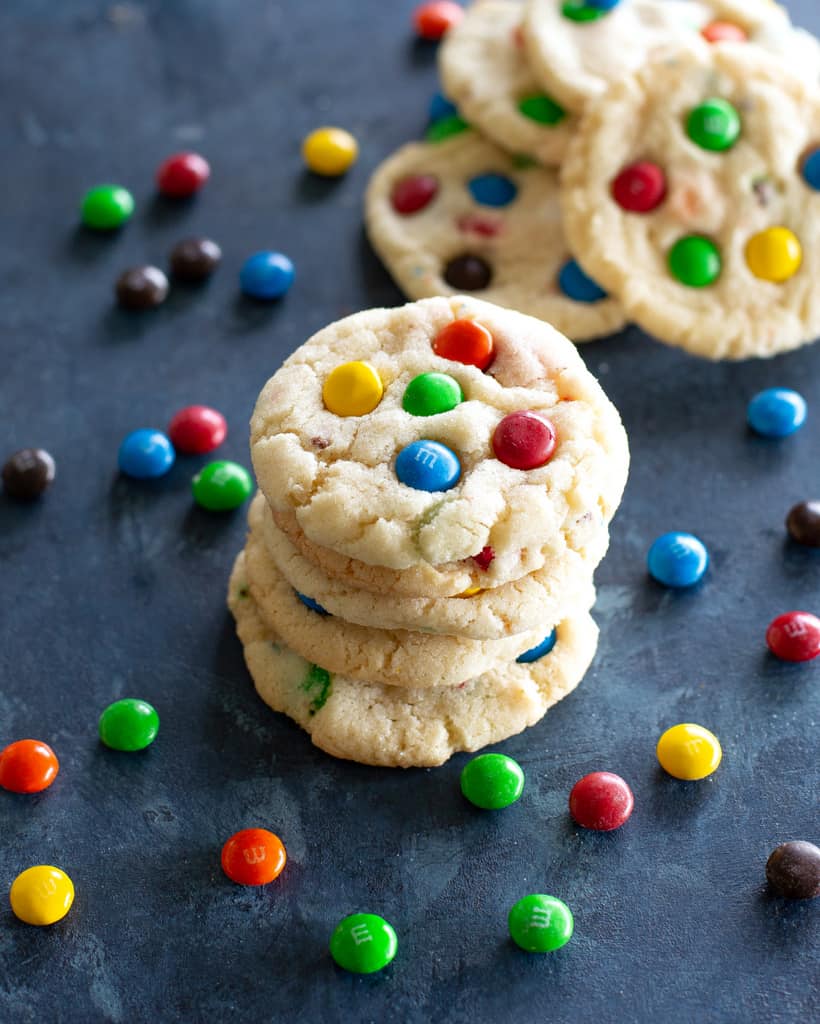Soft and Chewy M&M Cookies - The Vanilla Bean Blog