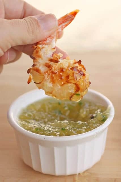 Keto Coconut Shrimp Recipe with Pineapple Mango Salsa - in 30 minutes!