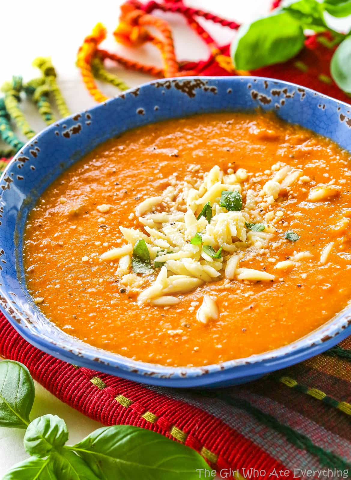 Slow Cooker Tomato Basil Parmesan Soup The Girl Who Ate Everything 9221