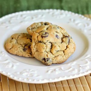 Peanut Butter Oatmeal Chocolate Chip Cookies - The Girl Who Ate Everything