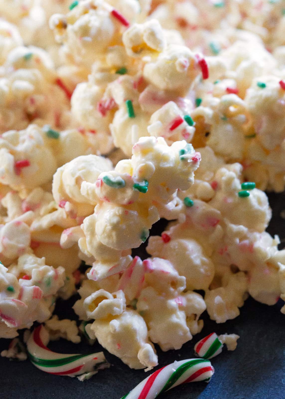 candy cane kettle corn