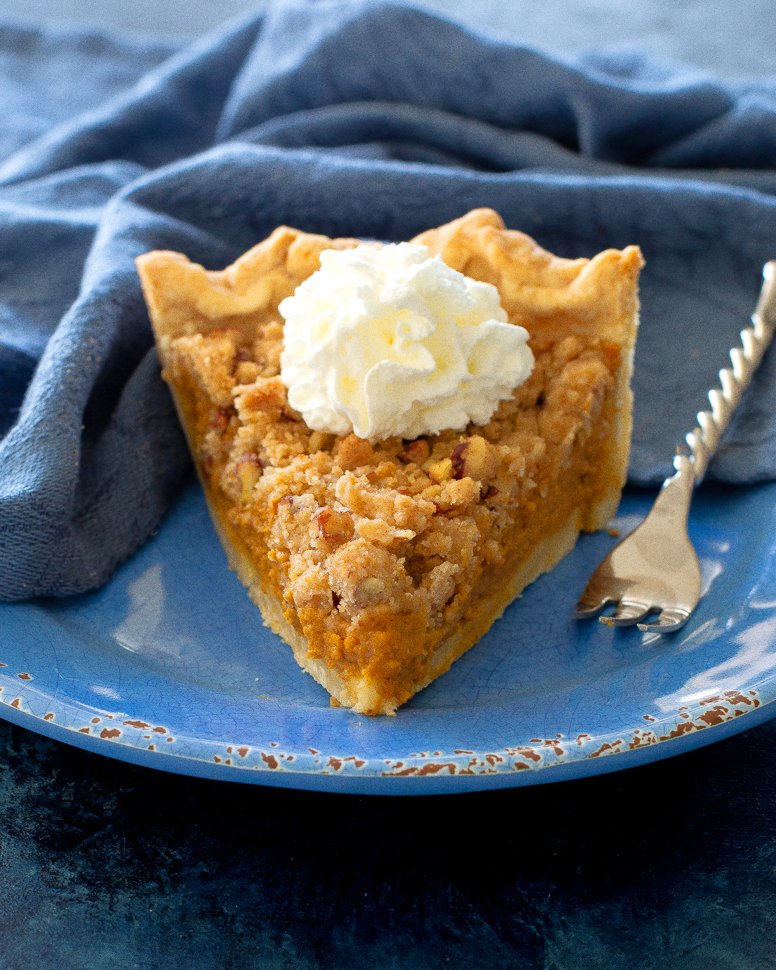 Streusel Topped Pumpkin Pie