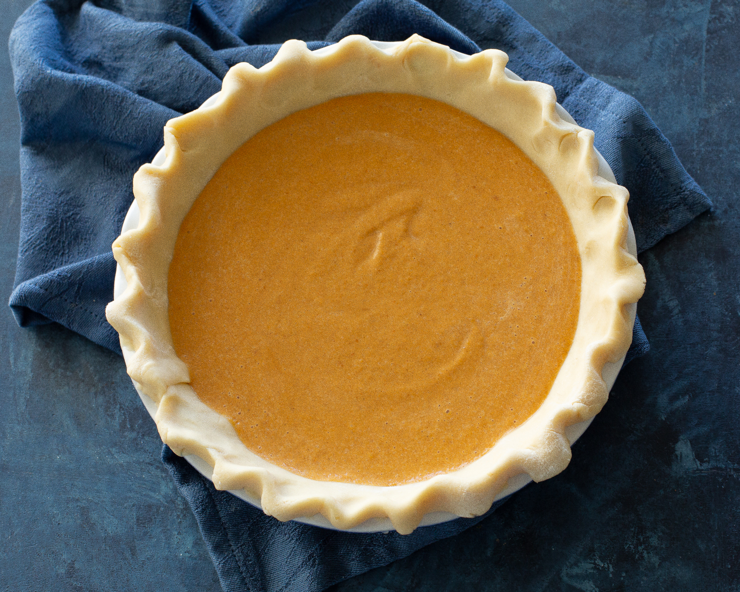 pumpkin pie batter