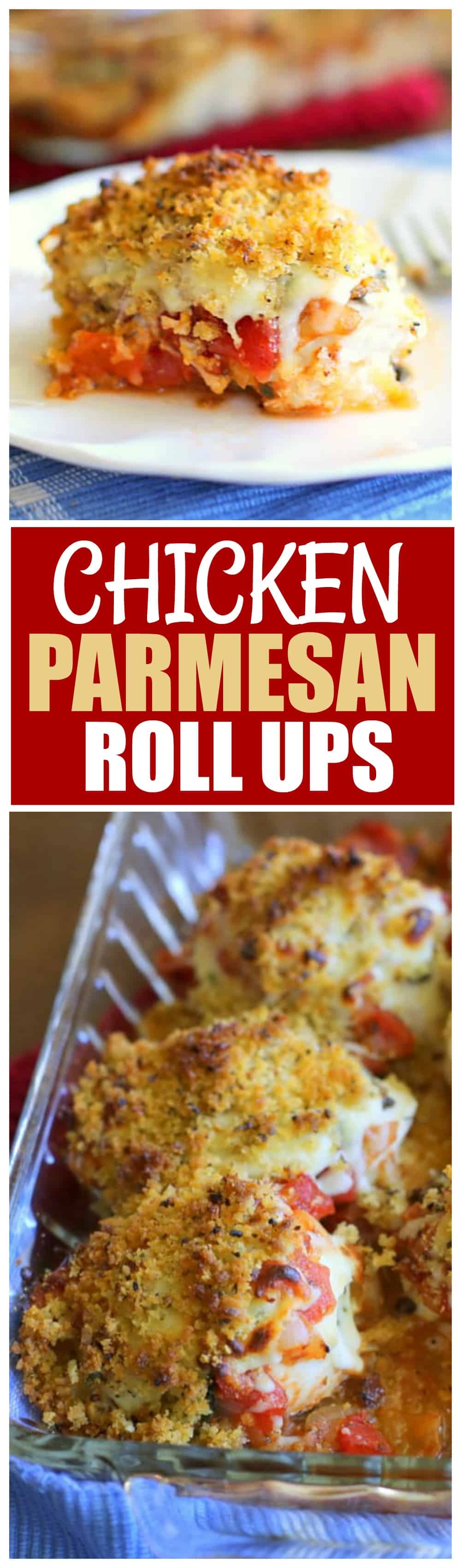 Chicken Parmesan RollUps