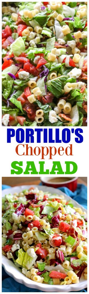 Copycat Portillo's Chopped Salad Recipe - The Girl Who Ate Everything