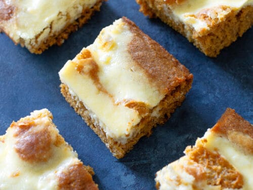 Skinny Pumpkin Spice Bars + Maple Cream Cheese Frosting — The Skinny Fork