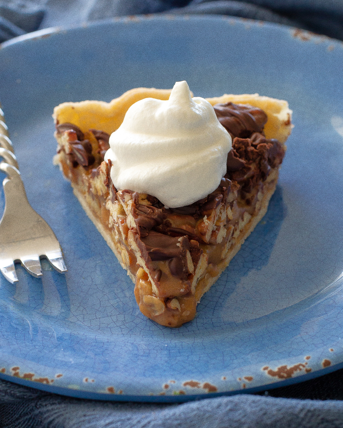 slice of Praline Turtle Pie