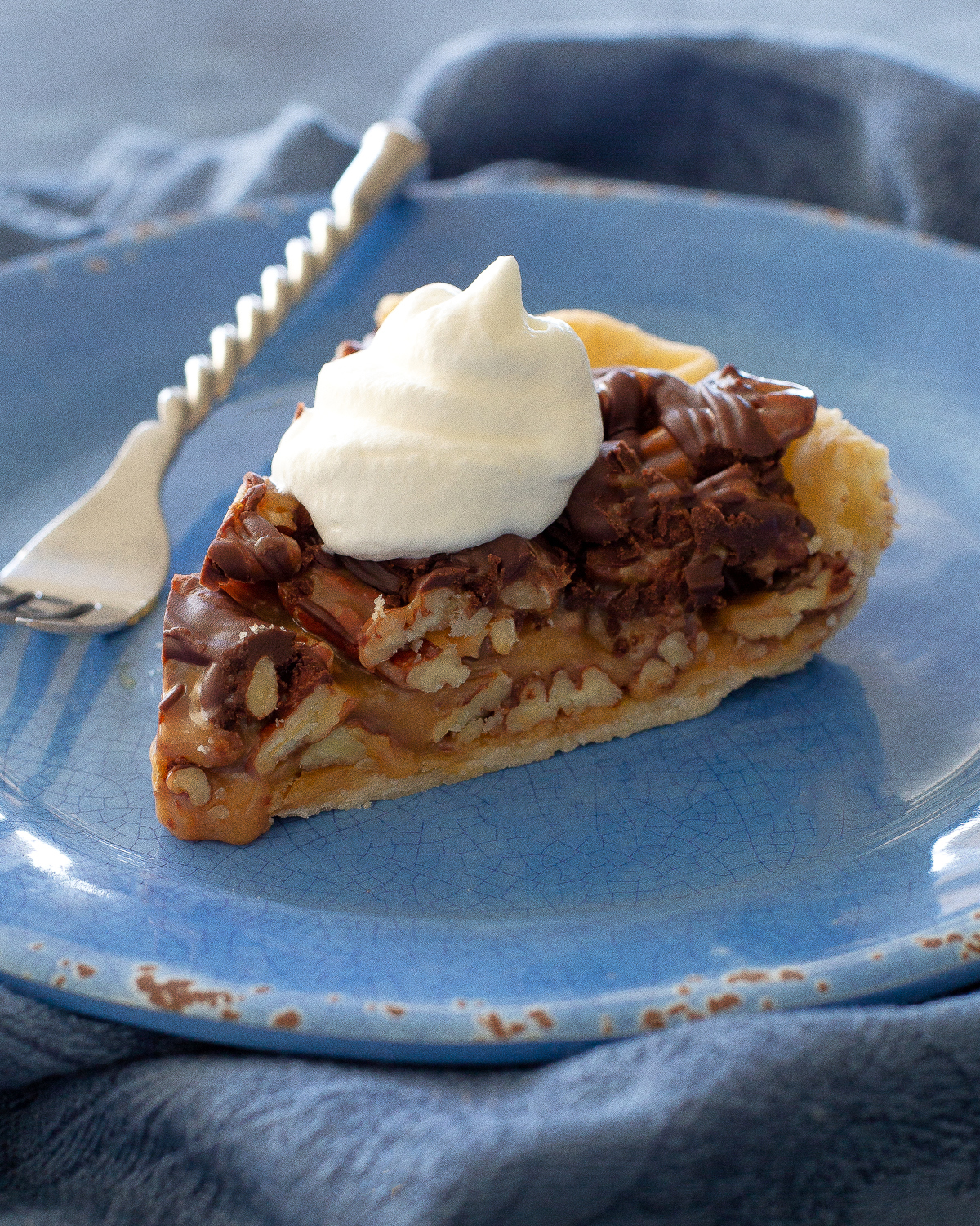 slice of Praline Turtle Pie