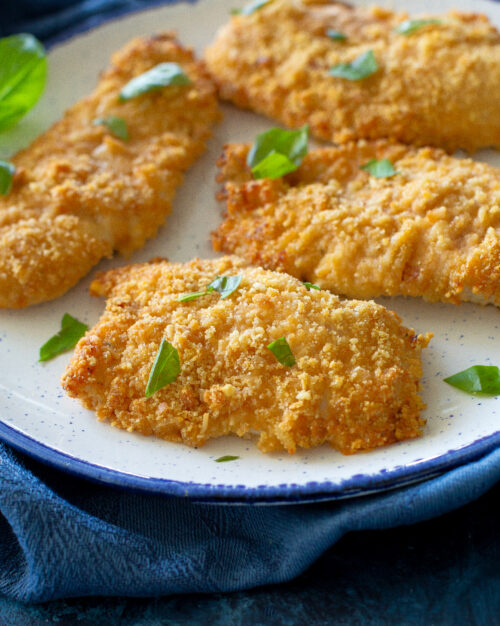 Baked Parmesan Caesar Chicken - The Girl Who Ate Everything