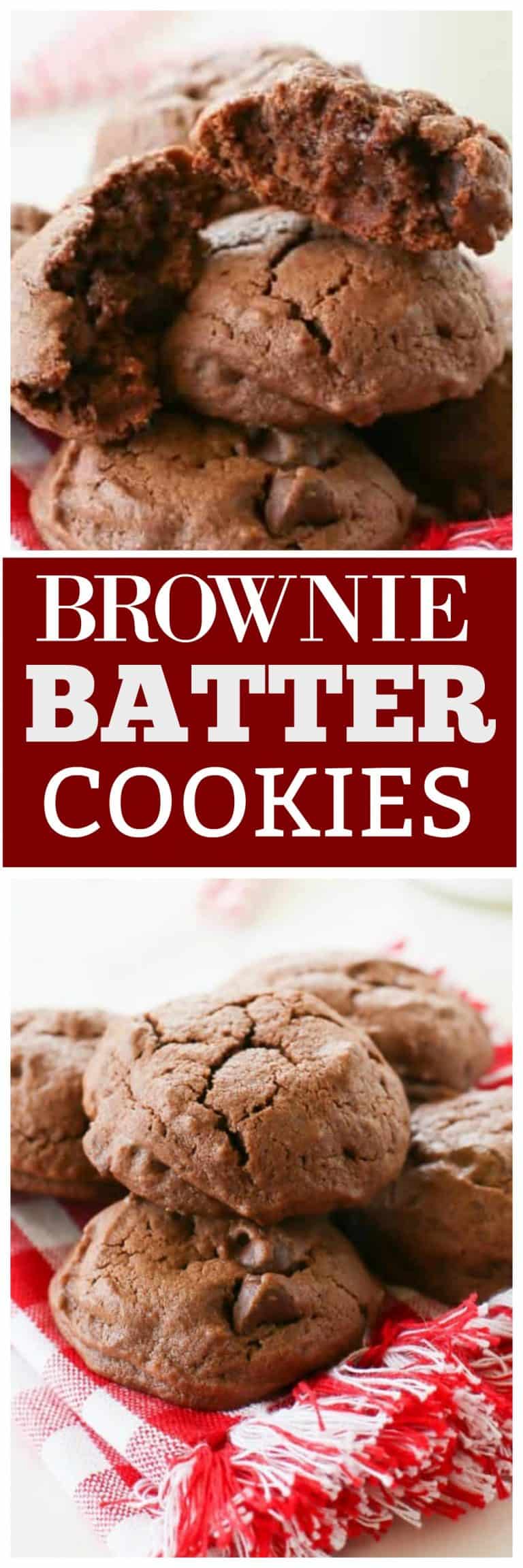 Brownie Batter Cookies - The Girl Who Ate Everything