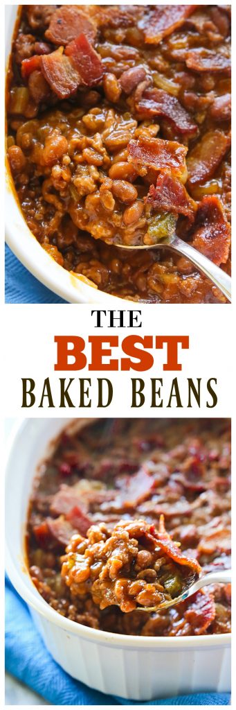 The Best Baked Beans Recipe (+VIDEO) - The Girl Who Ate Everything