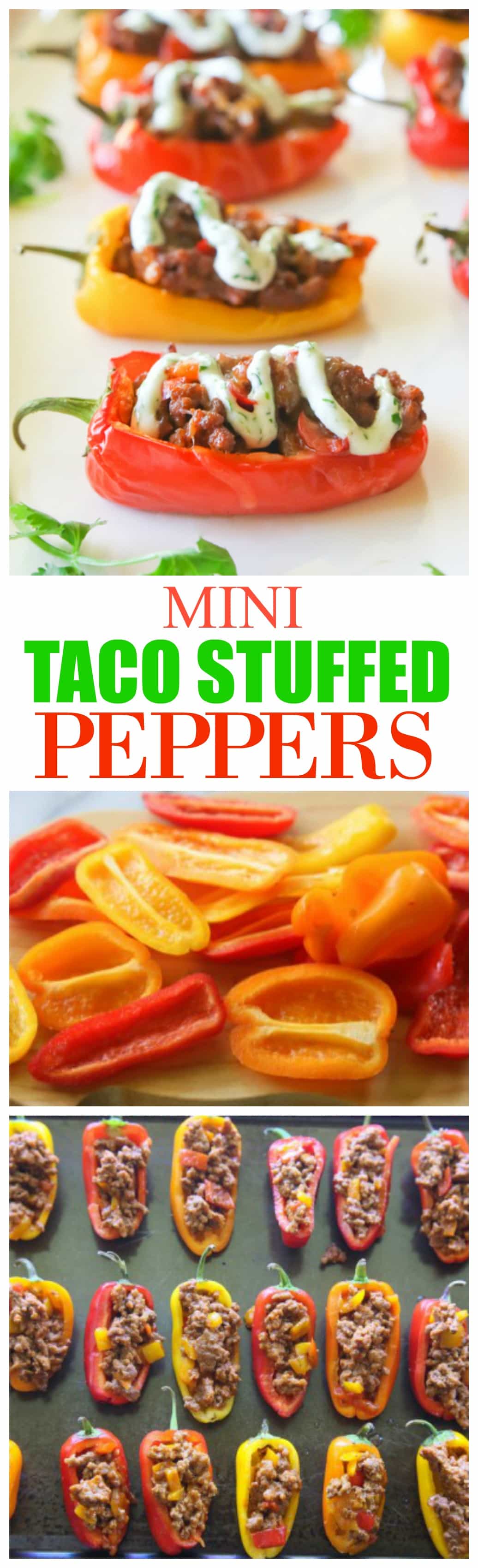 Mini Taco Stuffed Peppers The Girl Who Ate Everything