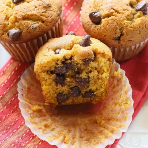 Chocolate pumpkin deals muffins