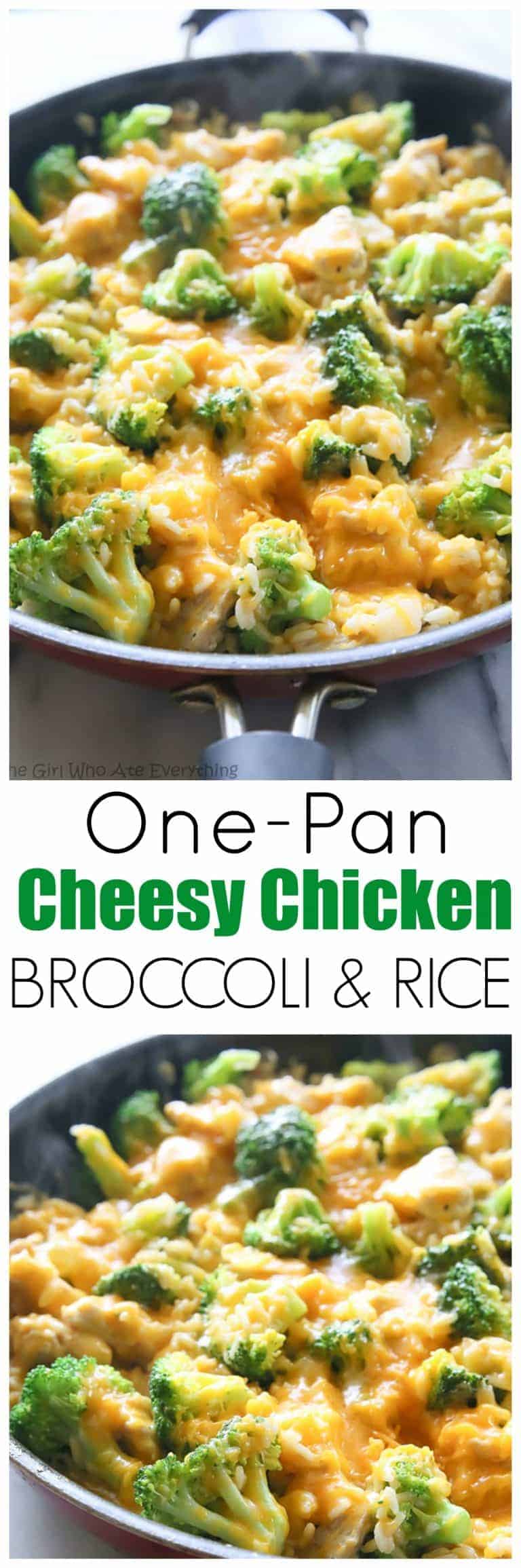 One-Pan Cheesy Chicken, Broccoli, and Rice | The Girl Who Ate Everything