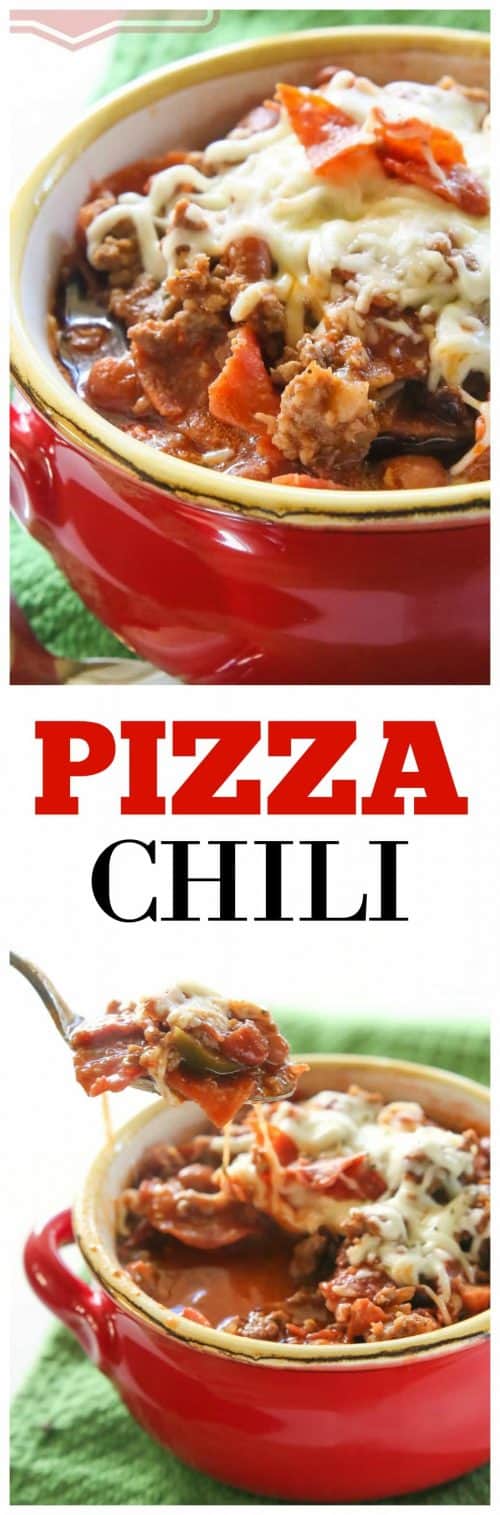 Hearty Pizza Chili - The Girl Who Ate Everything