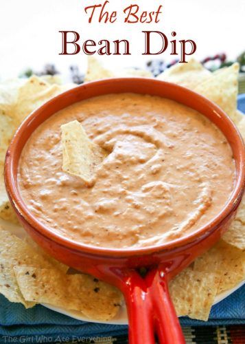 The Best Bean Dip Recipe (+VIDEO)- The Girl Who Ate Everything