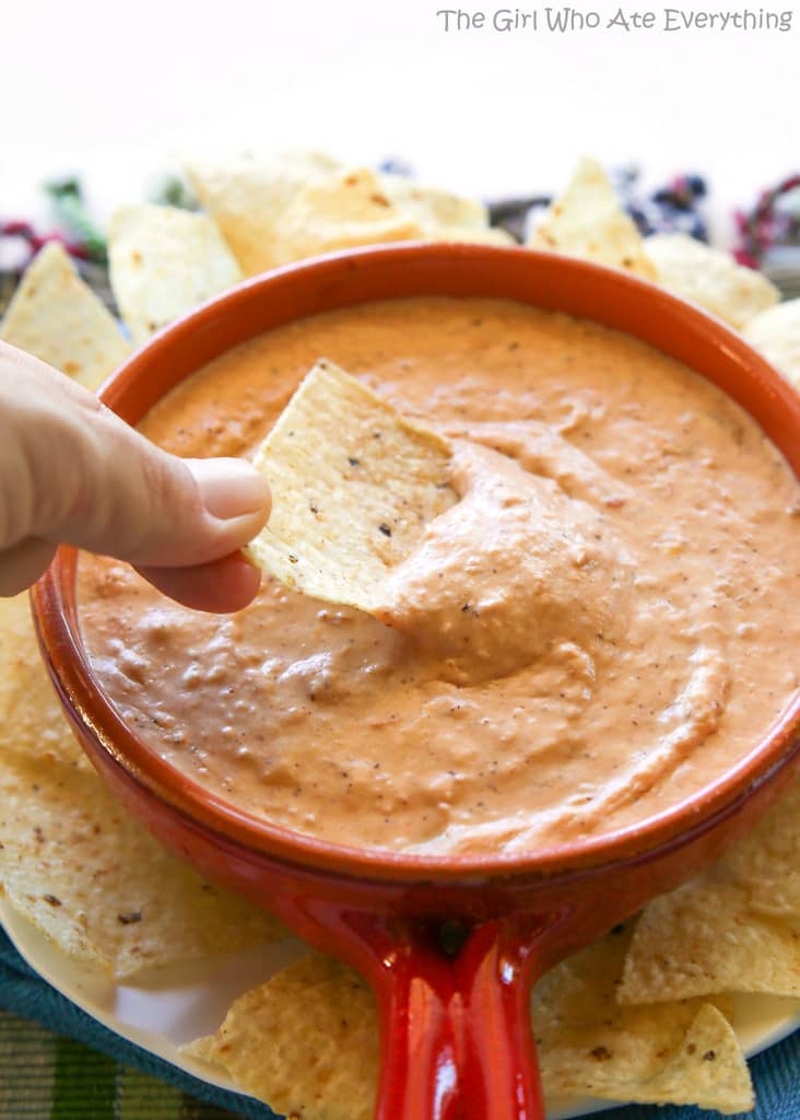 The Best Bean Dip Recipe - The Girl Who Ate Everything